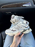 Модные унисекс кроссы New Balance 9060 Panelled Lace-up Sneakers. Спортивная обувь на осень Нью Беленс 9060.