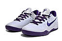 Eur36-46 Чоловічі баскетбольні кросівки Nike Kobe 8 Protro White Court Purple, фото 5