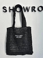 Женская сумка Прада черная Prada Black
