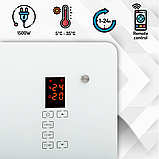 Конвектор електричний скляний конвекційний LCD з дистанційним керуванням Camry CR 7721, фото 6