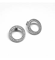 Срібні сережки пусети Крісті