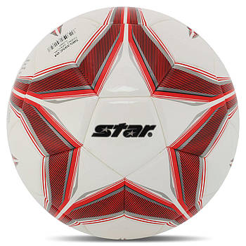 М'яч футбольний Star Giant Special No5 (SB5395C) Біло/червоний
