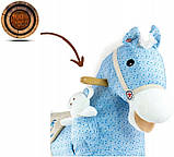 Кінь — гойдалка Milly Mally Pony Bruno блакитний, фото 7