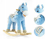 Кінь — гойдалка Milly Mally Pony Bruno блакитний, фото 3