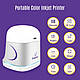 Міні-принтер портативний кольоровий маркіратор PEKOKO K1 Android/iOS Білий, фото 5