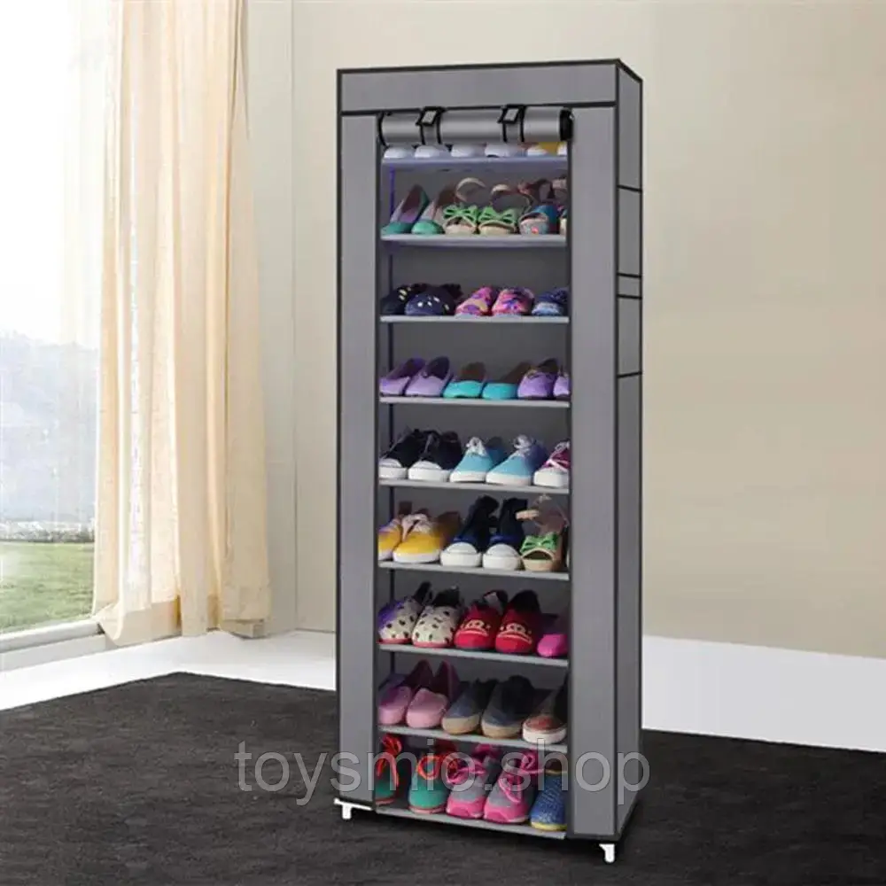 Тканевый шкаф для обуви 158х30х58 см - фото 1 - id-p1980905754