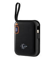 Повербанк КВАНТ 10000 mAh, 2 USB выход, заряд через USB/Type-C, индикатор заряда