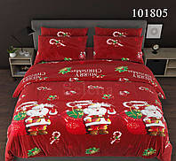 Постельное белье Рождественские подарки 101805 бязь-люкс Selena Полуторный комплект