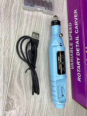 Міні-Фрезер ручка для манікюру і педикюру Variable Speed Rotary Detail Carver, фото 3
