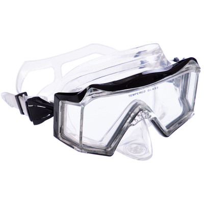 Маска для плавання у пластиковому боксі LEGEND M312-SIL Білий чорний, фото 1