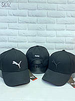 Мужская осенняя модная кепка (бейсболка) спортивная "Puma" | черная