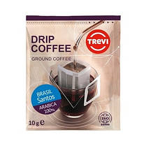 Упаковка Дріп-кави Trevi Арабіка Бразилія Сантос 10 г - 20 шт, фото 2