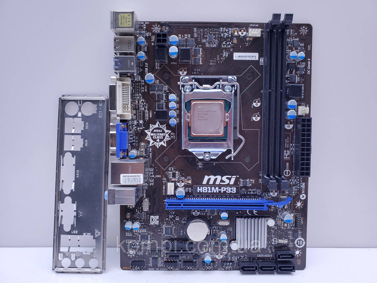 Материнська плата s1150 MSI H81M-P33 (Socket 1150,DDR3,б/у)