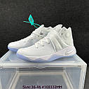 Eur36-46 чоловічі жіночі баскетбольні кросівки Nike Kyrie 2 Silver Speckle білі, фото 8