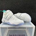 Eur36-46 чоловічі жіночі баскетбольні кросівки Nike Kyrie 2 Silver Speckle білі, фото 4