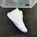 Eur36-46 чоловічі жіночі баскетбольні кросівки Nike Kyrie 2 Silver Speckle білі, фото 5