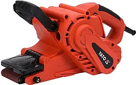 Шліфмашина стрічкова мережева YATO: 1010 Вт, стрічка- 75х533 мм, регул. швидкості- 120-380 м/хв [4]