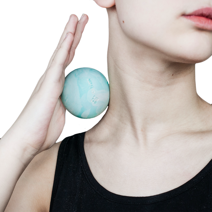 Масажний м'яч для МФР Важкий Фасціальний м'яч для фітнесу та йоги Ortek (Різні кольори), фото 1