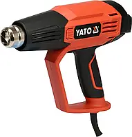 Фен технический YATO YT-82296 (1.6 кВт 50-650°C 250-500л/мин 2 режима + 5 насадок)