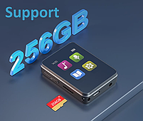 Плеер MP3 SHMCI B50 DSD256 HI FI 64gb English version із зовнішнім динаміком, фото 4