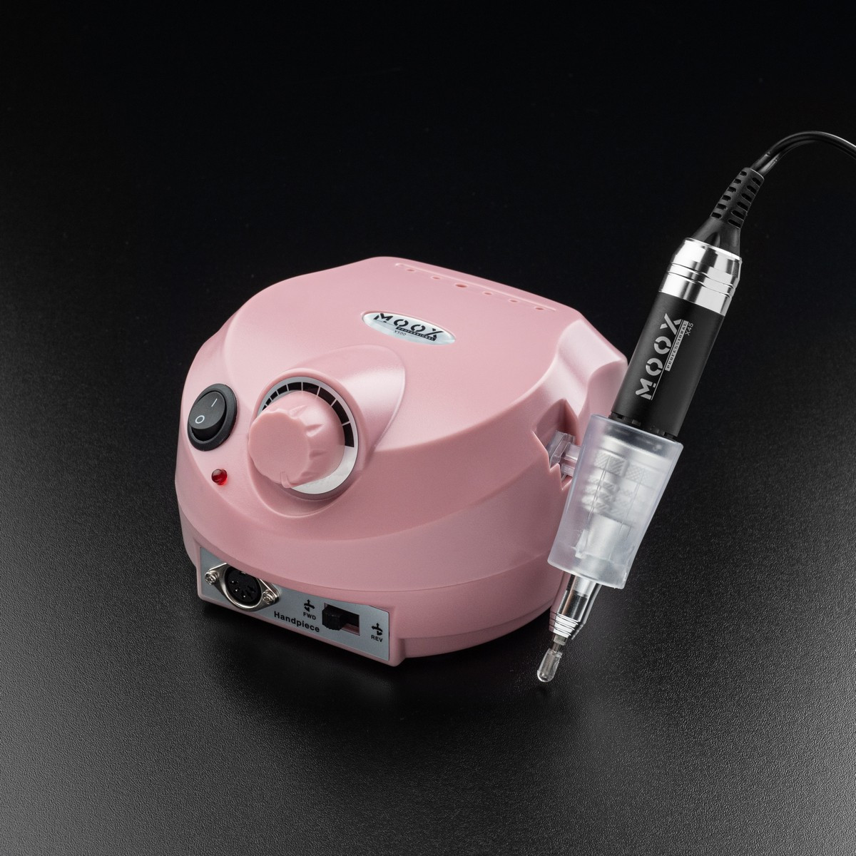 Фрезер для маникюра и педикюра MOOX X500 45 000 об/мин 65 W Рожевий, фото 1