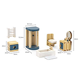 Дерев'яні меблі Viga Toys PolarB Ванна кімната, фото 4