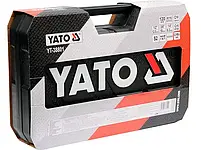 Набір головок торцевих YATO : квадрат 1/2", 3/8", 1/4" з інструментами, насадками. 120 шт. [2], фото 4