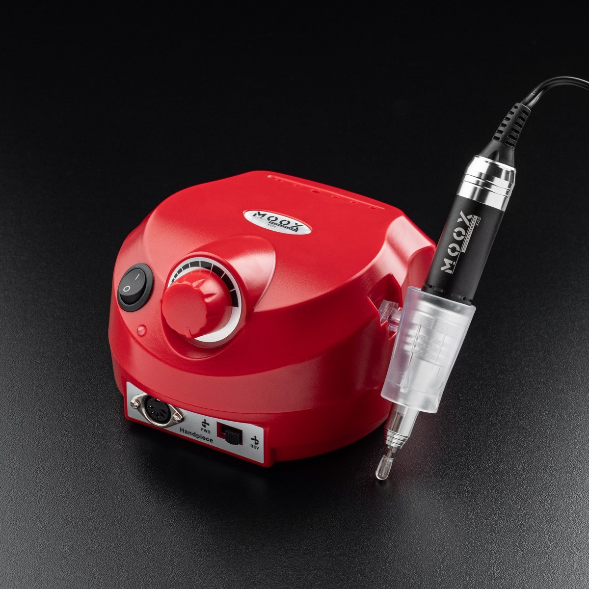 Фрезер для маникюра и педикюра MOOX X500 45 000 об/мин 65 W Червоний, фото 1