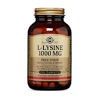 Аминокислотный комплекс L-лизин для спорта L-Lysine 1000 mg (100 tab), Solgar sonia.com.ua