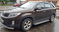 Kia Sorento 12-14 боковые пороги подножки площадки на для КИА Соренто Kia Sorento 12-14 d51х1,6мм 2