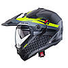 МОТОШОЛОМ МОДУЛЯР ДУАЛСПОРТ CABERG TOURMAX X SARABE КОЛІР MATT GUN METAL /BLACK /YELLOW FLUO, фото 2