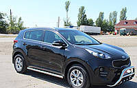 Kia Sportage 16+ боковые пороги подножки труба на для КИА Спортейдж Kia Sportage 16+ d60х1,6мм 2