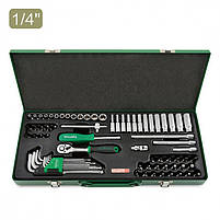 Професійний набір інструменту TOPTUL 1/4" 72ед. GCAD7202, фото 2