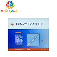 Шприци МікроФайн U-100 1 мл 12,7 мм 100 шт.