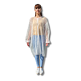 Халат медичний одноразовий Polix на липучках (білий), фото 2