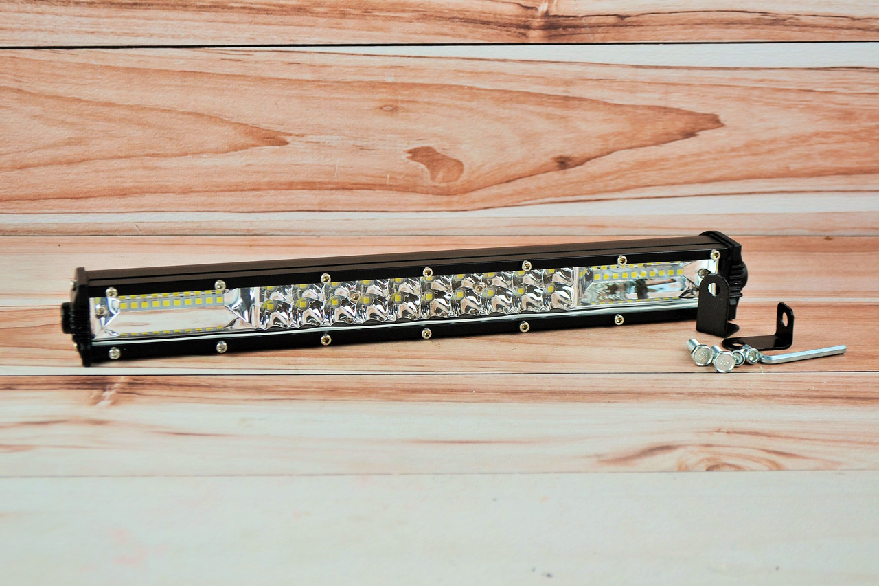 Балка вузька діодна 150W Комбо світло, довжина 430мм діоди Cree (Белый + желтый и стробоскоп), фото 1