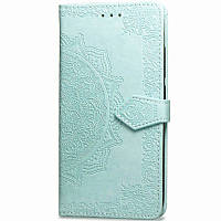 Кожаный Чехол (книжка) Art Case с визитницей для Huawei P Smart Z (Бирюзовый) 788005