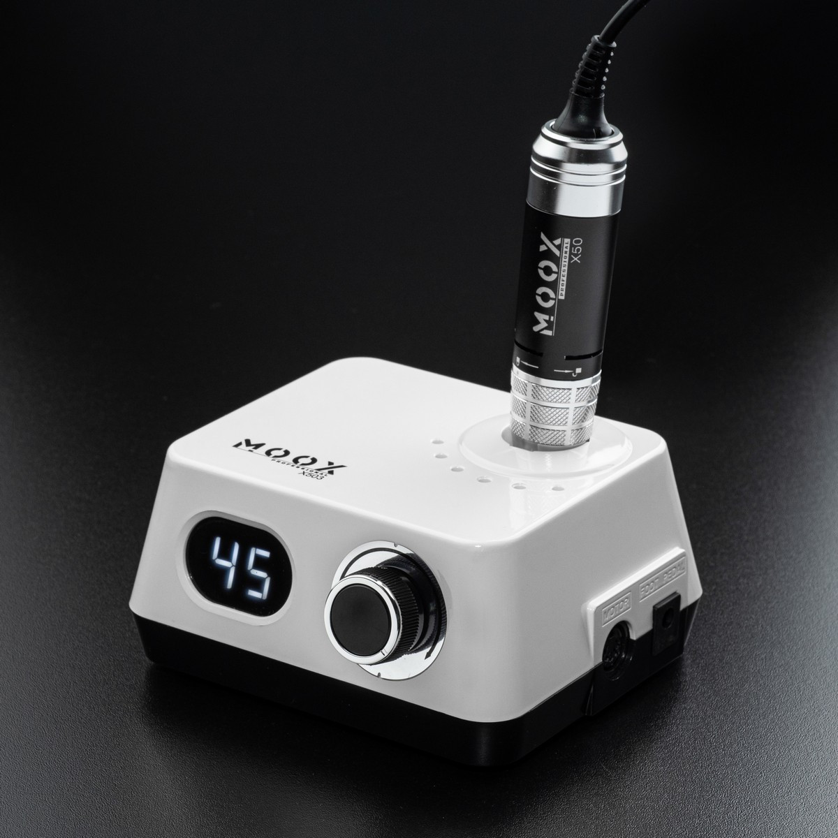 Фрезер для манікюру та педикюру MOOX X503 45 000 об/хв 70 W Білий, фото 1