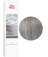 Крем-тонер для седых волос с пигментами Wella Professional True Grey Medium Graphite Shimmer, 60 мл
