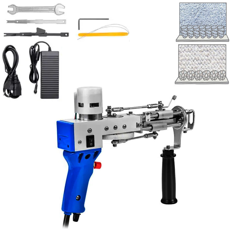 Пістолет для тафтингу, машинка для виготовлення килимів, тафтінган 2в1, 70 Вт, 220 В, фото 1