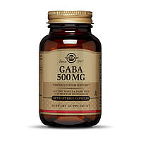 Аминокислота для спорта ГАБА GABA 500 mg (50 veg caps), Solgar Амур