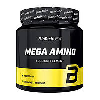 Аминокислотный комплекс для тренировки Mega Amino (300 tabs), BioTech Амур