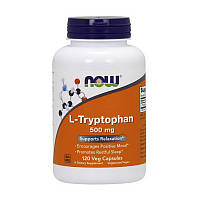 Спортивная пищевая добавка L-Триптофан L-Tryptophan 500 mg (120 veg caps), NOW Амур