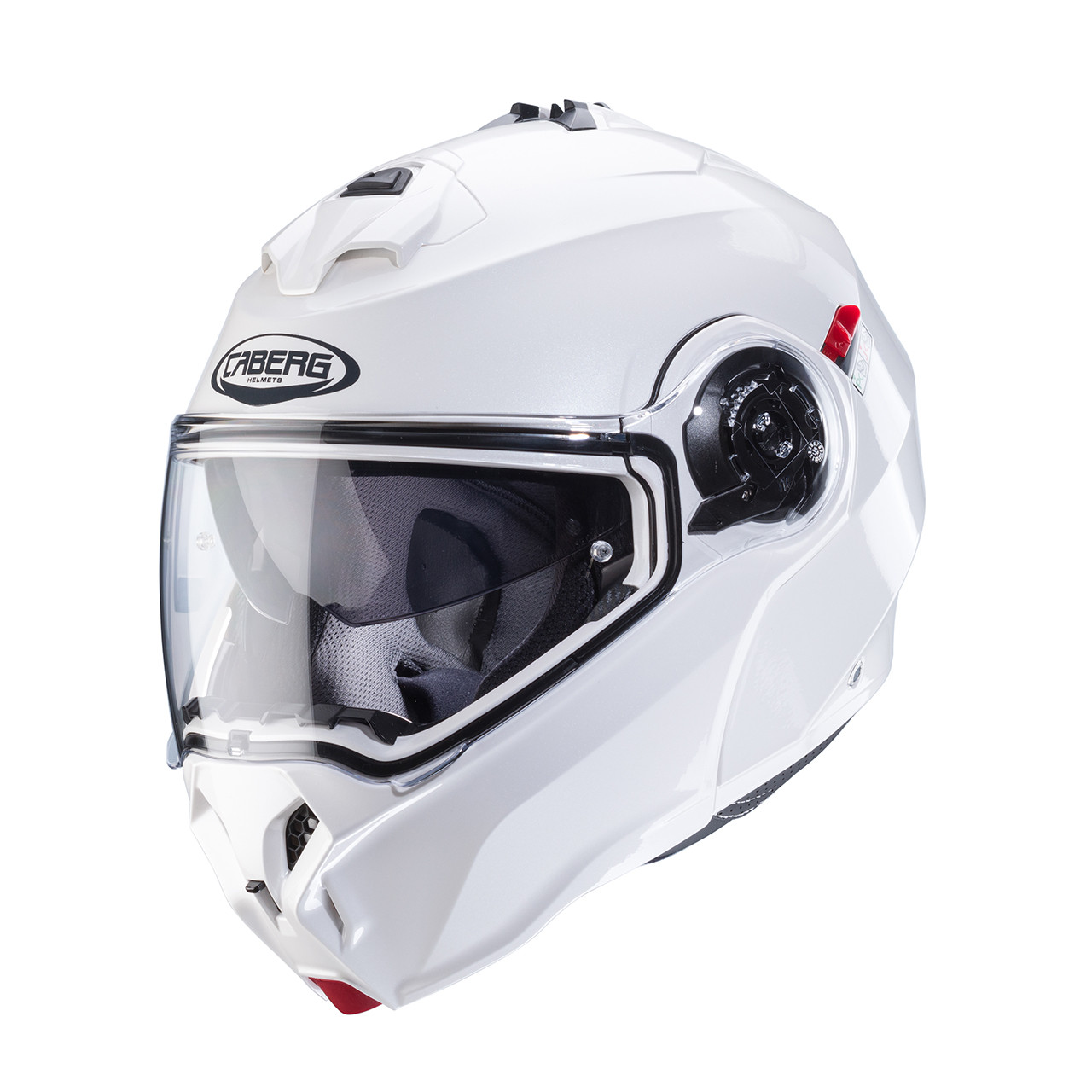 МОТОШОЛОМ МОДУЛЯР CABERG DUKE EVO КОЛІР WHITE METAL