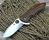 Ніж складаний Spyderco Rubicon C187 China коричневий, фото 10