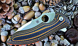 Ніж складаний Spyderco Rubicon C187 China коричневий, фото 8