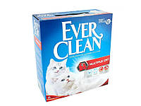 Ever Clean (Эвер Клин) Multiple Cat Наполнитель комкующийся для кошачьего туалета с гранулами силикагеля 6 л