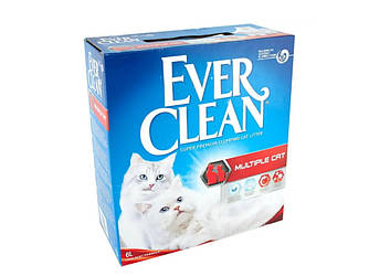 Ever Clean (Евер Клин) Multiple Cat Наповнювач, що комкується для котячого туалету з гранулами силікагелю 6 л