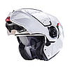 МОТОШОЛОМ МОДУЛЯР CABERG DUKE EVO КОЛІР WHITE METAL, фото 4