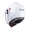 МОТОШОЛОМ МОДУЛЯР CABERG DUKE EVO КОЛІР WHITE METAL, фото 5
